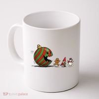 Christmas Ornament Ball Funny Gnome Coffee Mug thumb 0