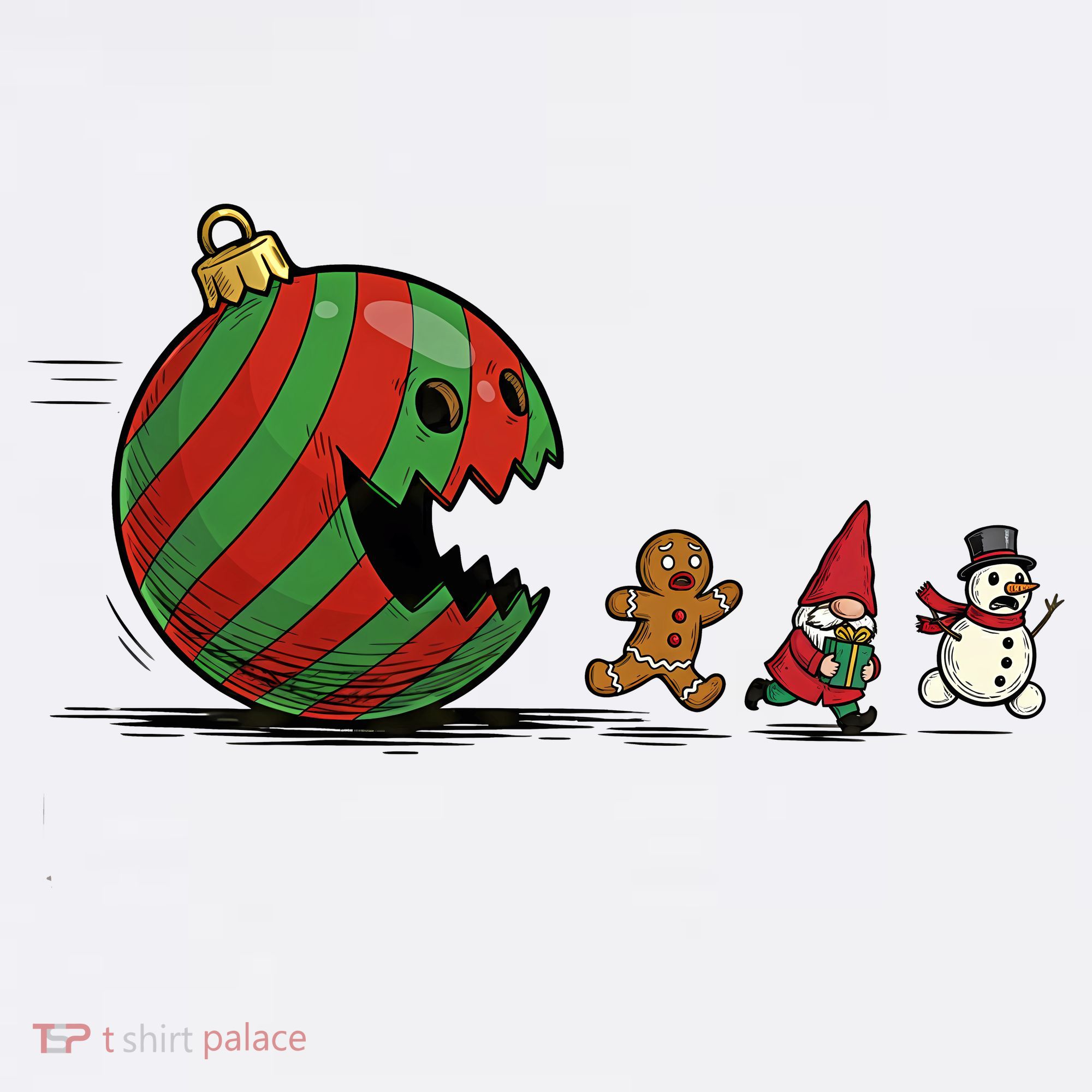 Christmas Ornament Ball Funny Gnome Mousepad