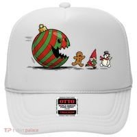 Christmas Ornament Ball Funny Gnome Hat thumb 0