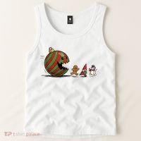 Christmas Ornament Ball Funny Gnome Tank Top thumb 2