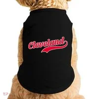 Cleveland Ohio Baseball Doggie Tank thumb 0