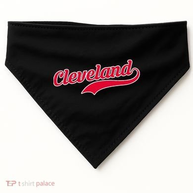 Cleveland Ohio Baseball USA-Made Doggie Bandana