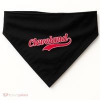 Cleveland Ohio Baseball USA-Made Doggie Bandana thumb 0