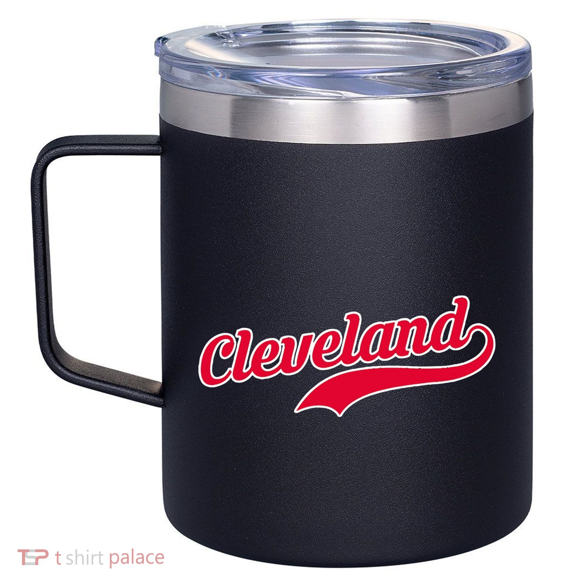 Cleveland Ohio Baseball 12oz Stainless Steel Coffee Mug