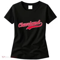 Cleveland Ohio Baseball Women's T-Shirt thumb 0
