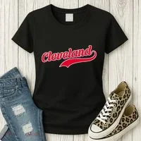 Cleveland Ohio Baseball Women's T-Shirt thumb 3