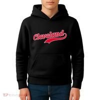 Cleveland Ohio Baseball Kids Hoodie thumb 4