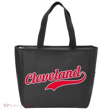 Cleveland Ohio Baseball Tote Bag