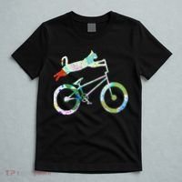 Cat On Bmx Bike Kitten Lover Bike Cycling Bicycle Gift T-Shirt thumb 5