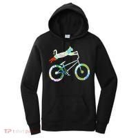 Cat On Bmx Bike Kitten Lover Bike Cycling Bicycle Gift Women's Hoodie thumb 0