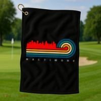 City Of Baltimore Maryland Golf Towel thumb 1