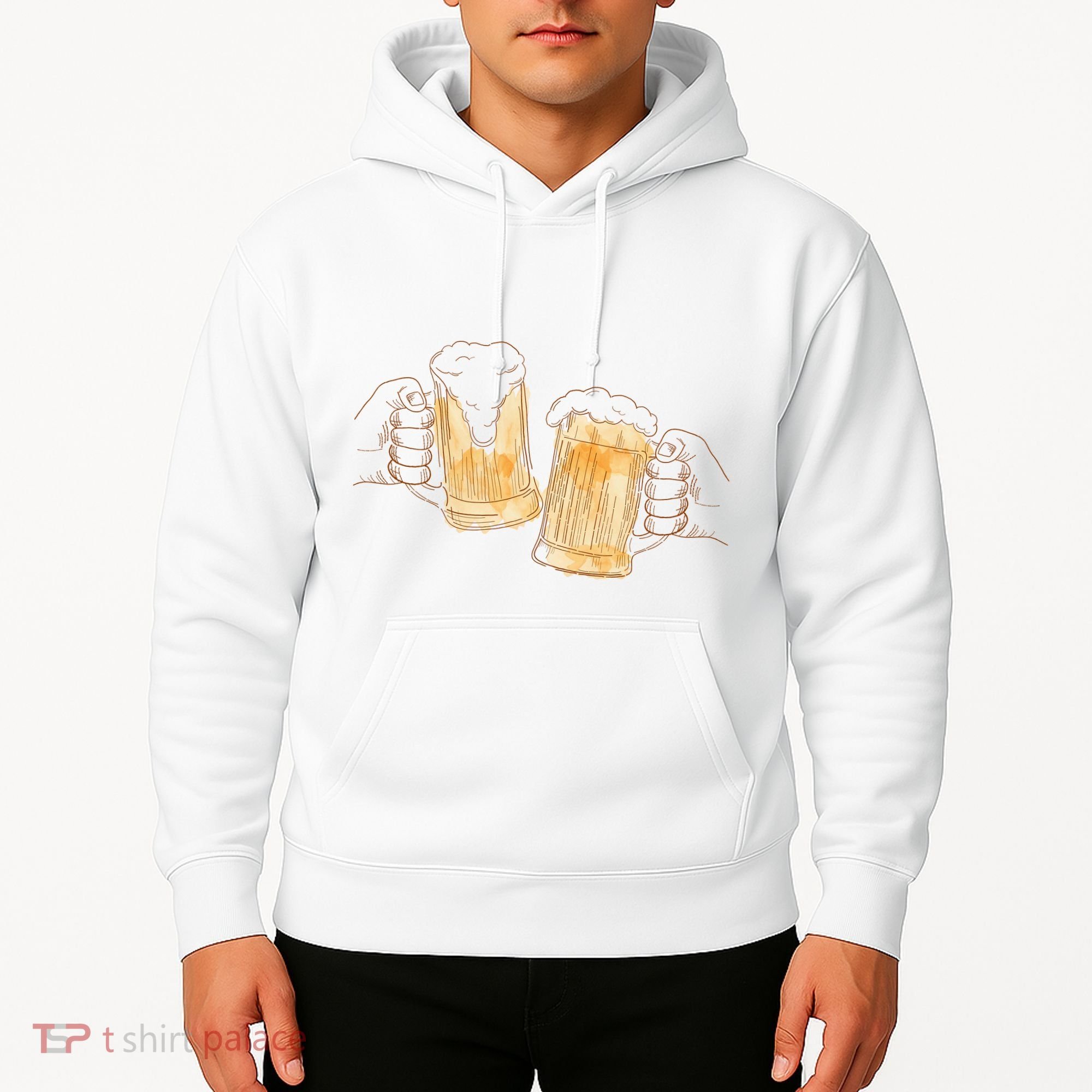 Cheers Oktoberfest Beer Hands Hoodie