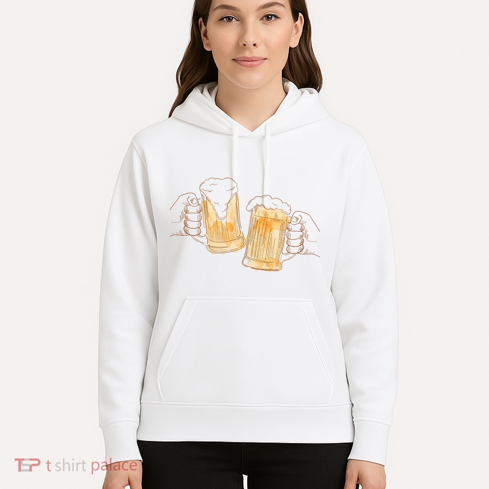 Cheers Oktoberfest Beer Hands Hoodie