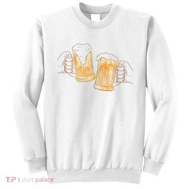 Cheers Oktoberfest Beer Hands Sweatshirt