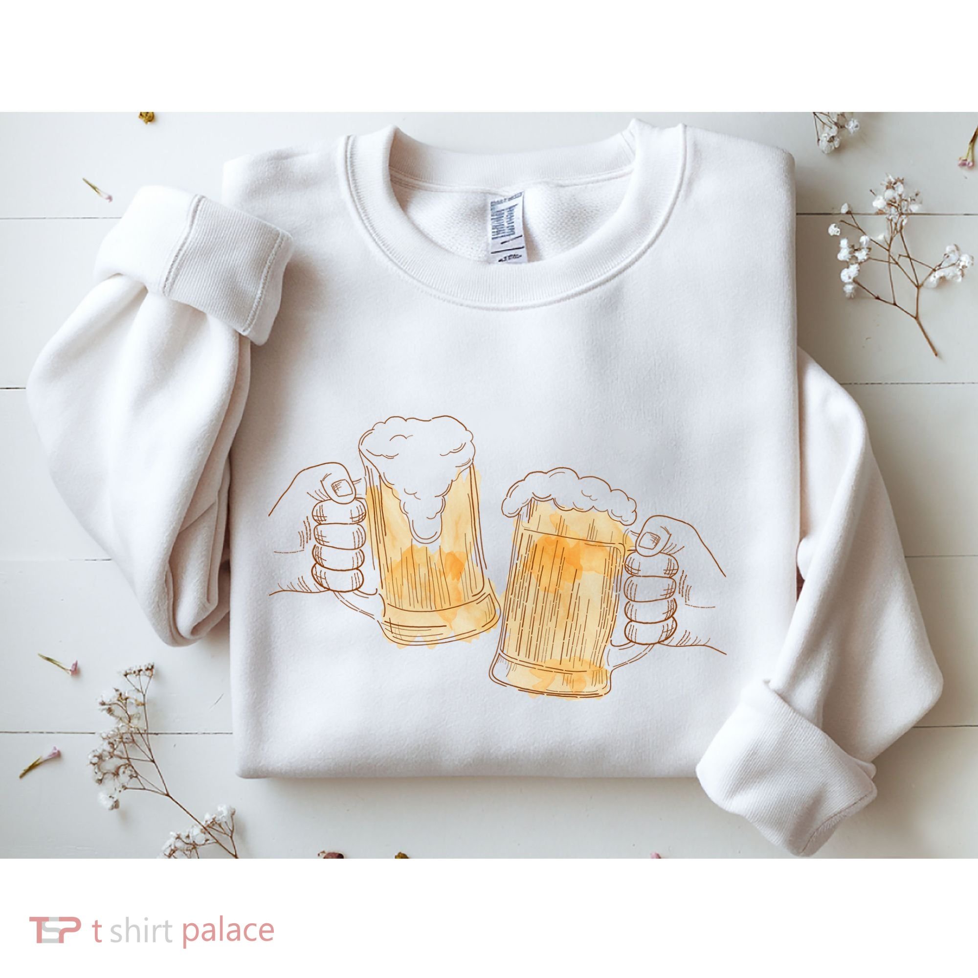 Cheers Oktoberfest Beer Hands Sweatshirt