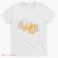 Cheers Oktoberfest Beer Hands T-Shirt thumb 0