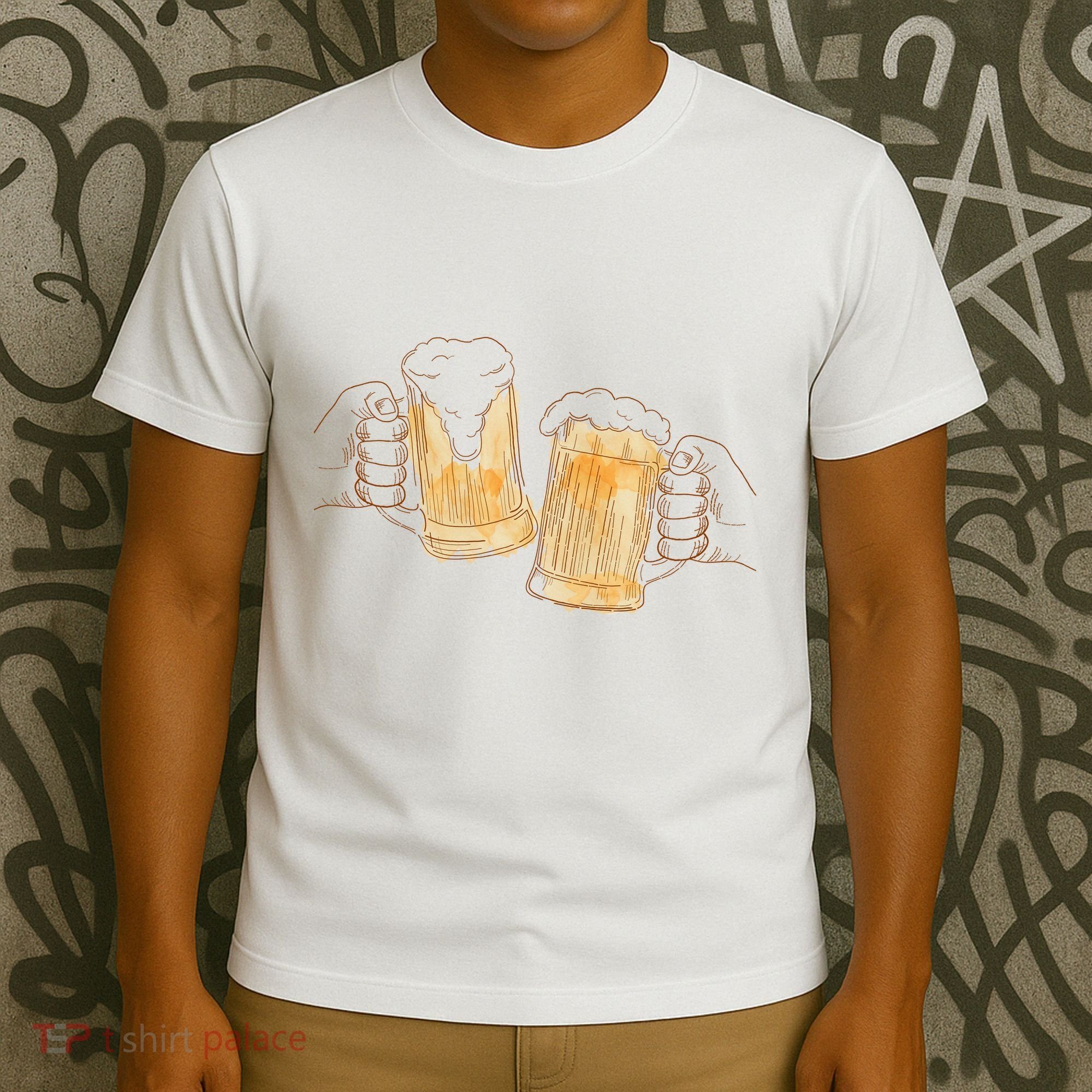 Cheers Oktoberfest Beer Hands T-Shirt