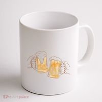 Cheers Oktoberfest Beer Hands Coffee Mug thumb 1