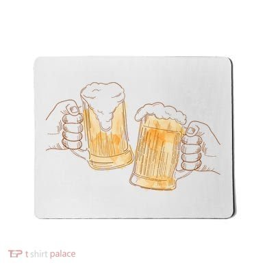 Cheers Oktoberfest Beer Hands Mousepad