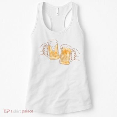 Cheers Oktoberfest Beer Hands Women's Tank Top
