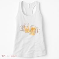 Cheers Oktoberfest Beer Hands Women's Tank Top thumb 0