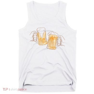Cheers Oktoberfest Beer Hands Tank Top
