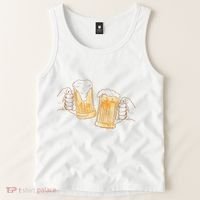 Cheers Oktoberfest Beer Hands Tank Top thumb 2