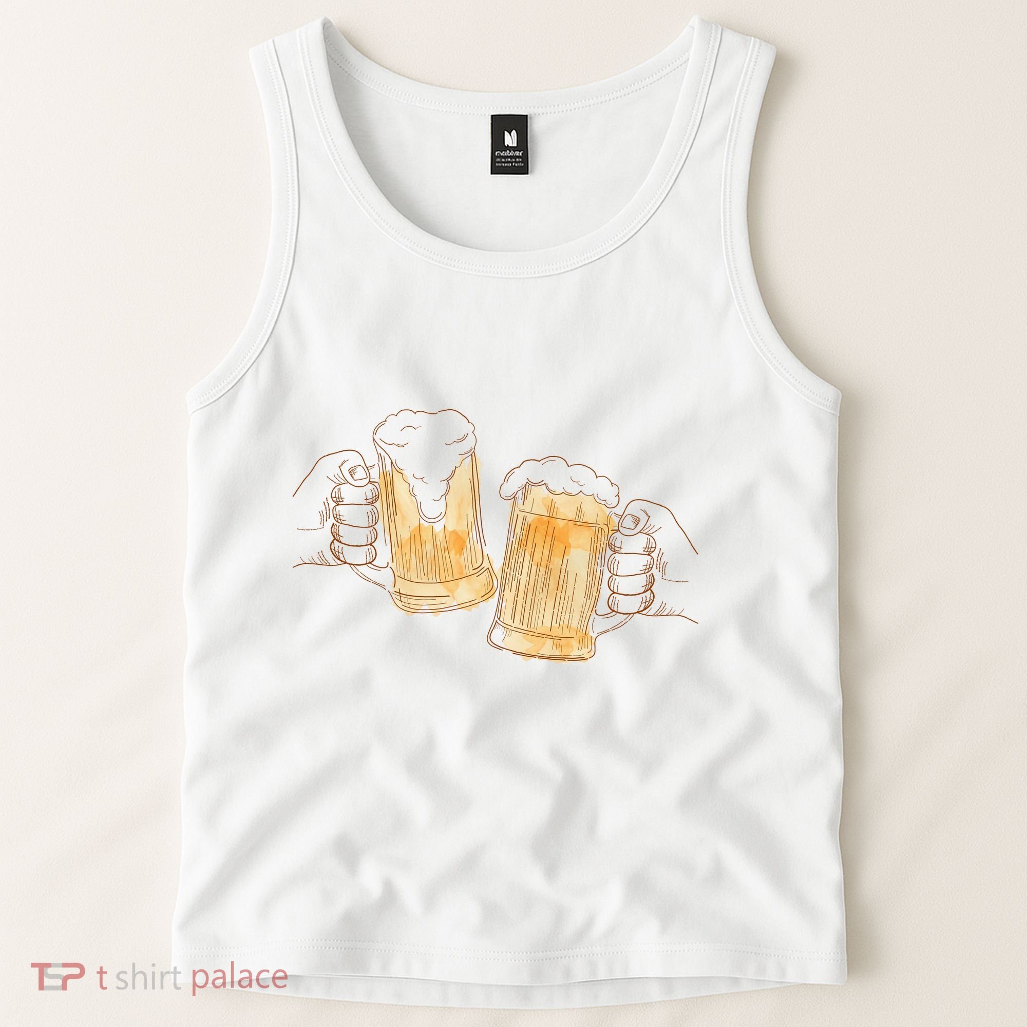 Cheers Oktoberfest Beer Hands Tank Top