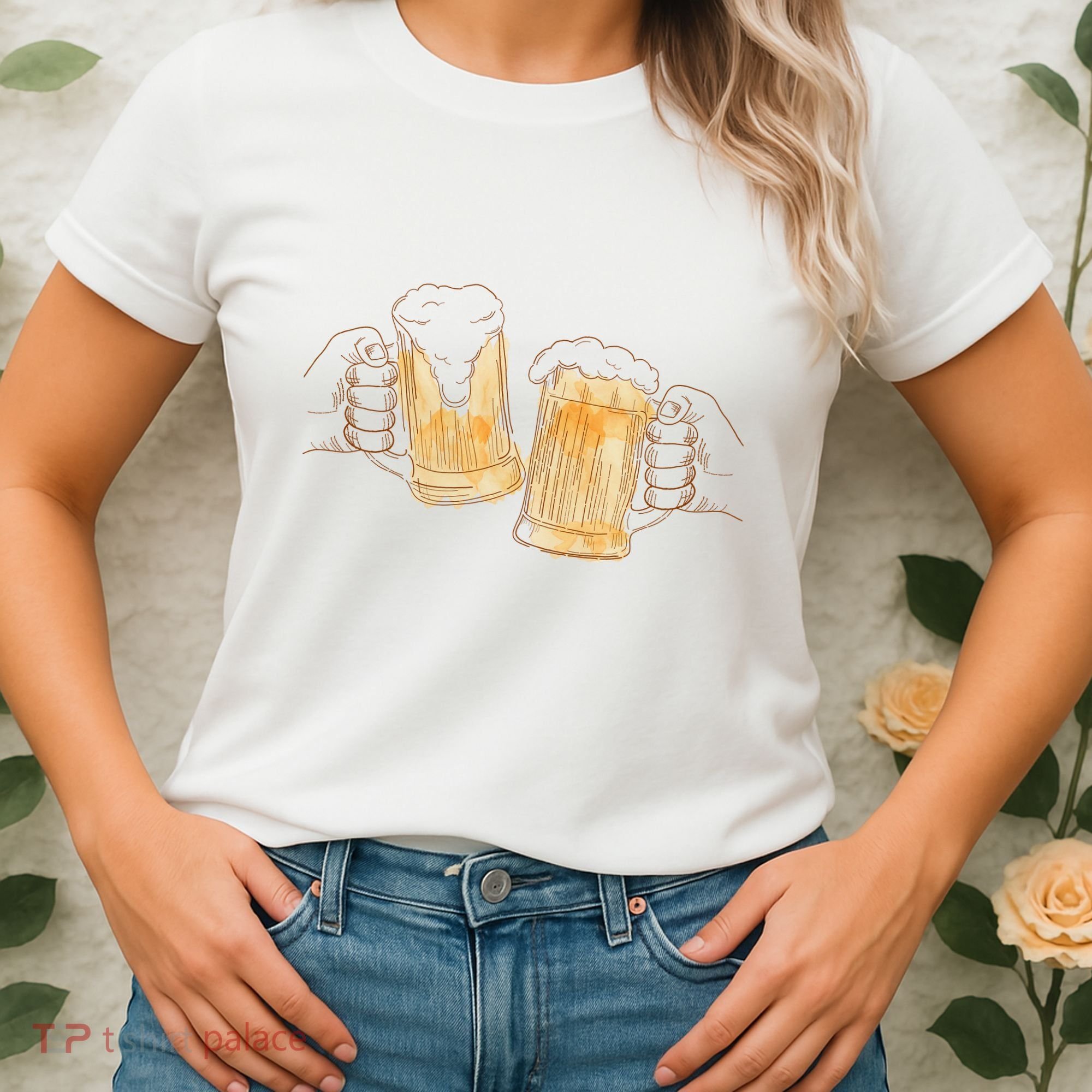 Cheers Oktoberfest Beer Hands Women's T-Shirt