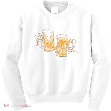 Cheers Oktoberfest Beer Hands Kids Sweatshirt