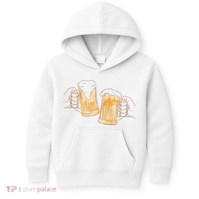 Cheers Oktoberfest Beer Hands Kids Hoodie