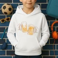 Cheers Oktoberfest Beer Hands Kids Hoodie thumb 2