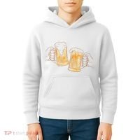 Cheers Oktoberfest Beer Hands Kids Hoodie thumb 4