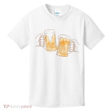 Cheers Oktoberfest Beer Hands Kids T-Shirt