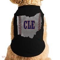 Cleveland Ohio Baseball Distressed With Co Doggie Tank thumb 0