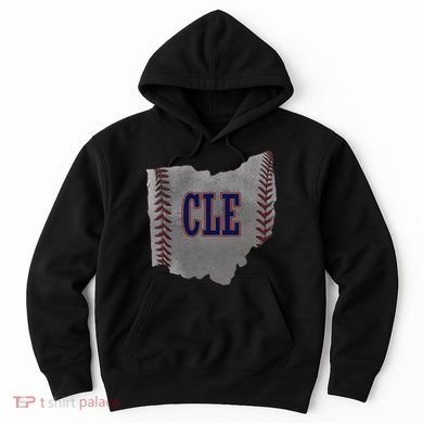 Cleveland Ohio Baseball Distressed With Co Hoodie