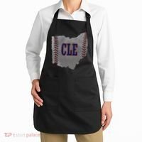 Cleveland Ohio Baseball Distressed With Co Apron thumb 2