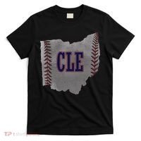 Cleveland Ohio Baseball Distressed With Co T-Shirt thumb 0