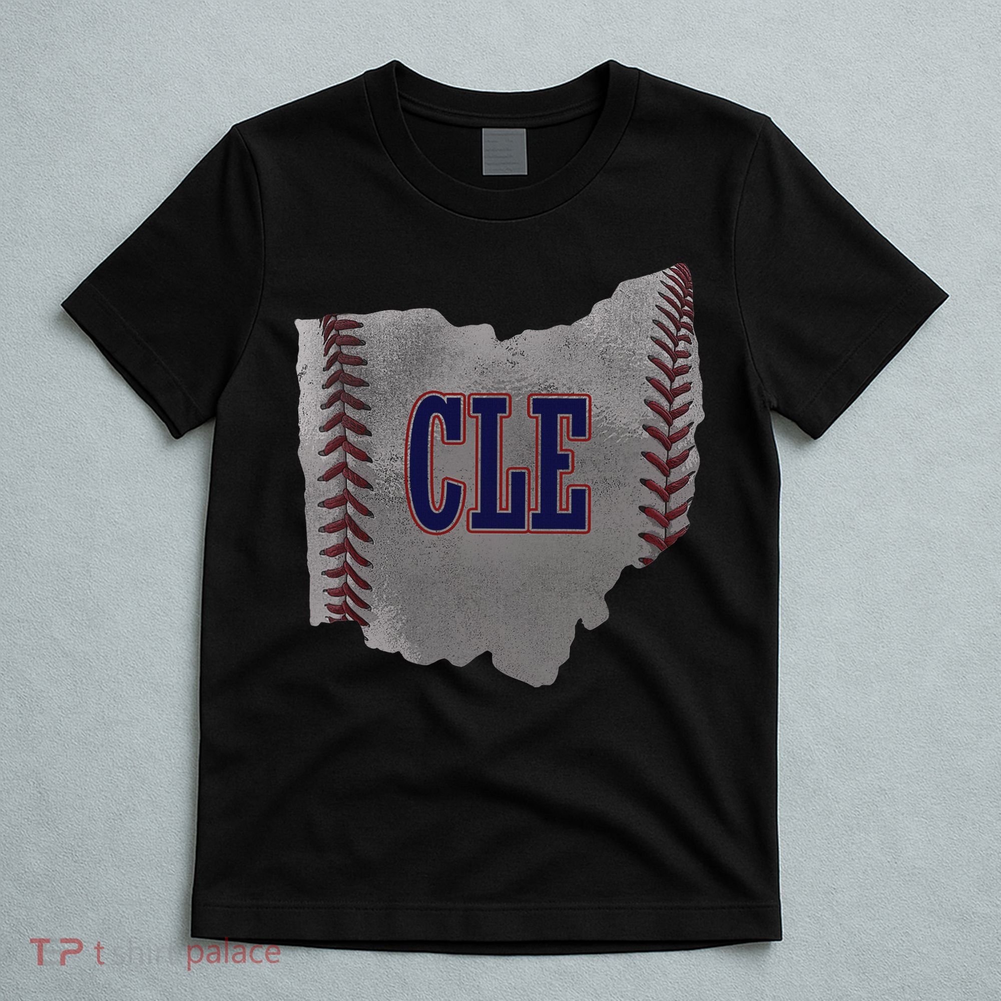 Cleveland Ohio Baseball Distressed With Co T-Shirt