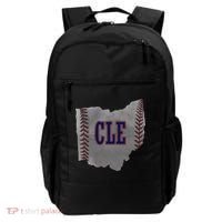 Cleveland Ohio Baseball Distressed With Co Backpack thumb 0