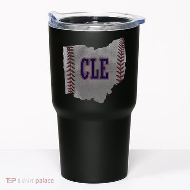 Cleveland Ohio Baseball Distressed With Co Tumbler