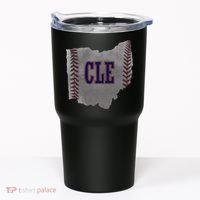Cleveland Ohio Baseball Distressed With Co Tumbler thumb 0