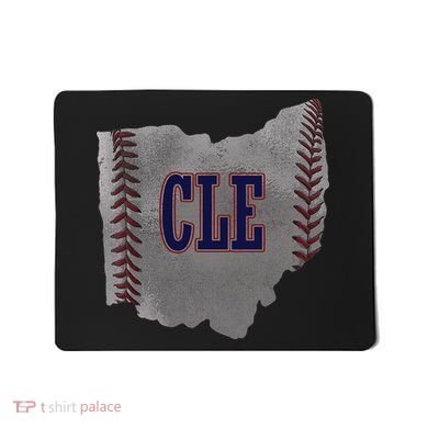 Cleveland Ohio Baseball Distressed With Co Mousepad