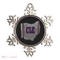Cleveland Ohio Baseball Distressed With Co Ornament thumb 0
