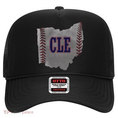Cleveland Ohio Baseball Distressed With Co Hat