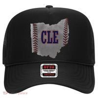 Cleveland Ohio Baseball Distressed With Co Hat thumb 0