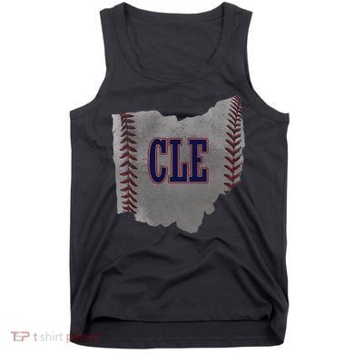 Cleveland Ohio Baseball Distressed With Co Tank Top