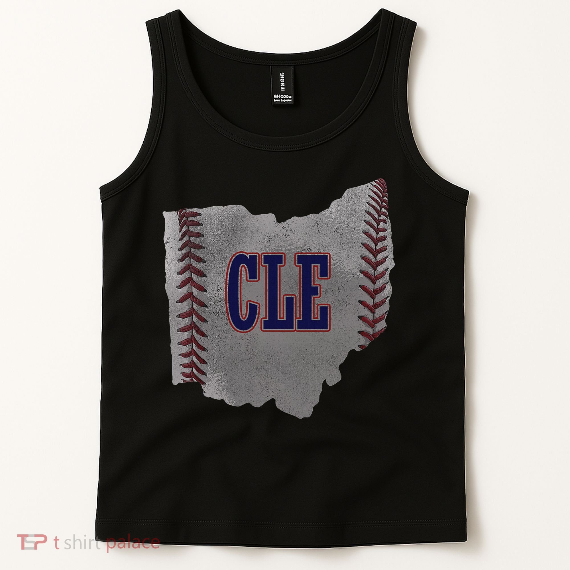 Cleveland Ohio Baseball Distressed With Co Tank Top