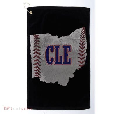 Cleveland Ohio Baseball Distressed With Co Golf Towel