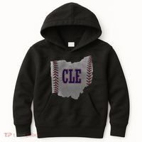 Cleveland Ohio Baseball Distressed With Co Kids Hoodie thumb 0